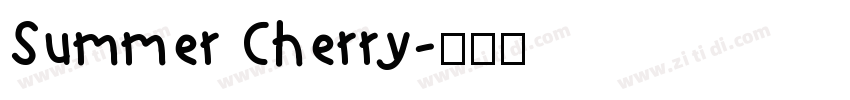 Summer Cherry字体转换